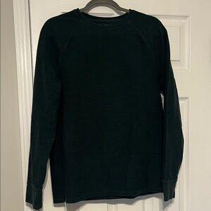 Goodfellow & Co Dark Green Thin Crewneck